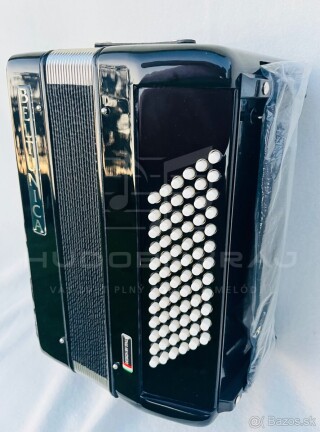 Nový akordeón Beltunica- chromaticky B Griff- 72 BASOVÝ