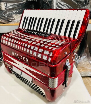 Predám krásny Taliansky akordeón Balzer Wagner 96 basový, top stav