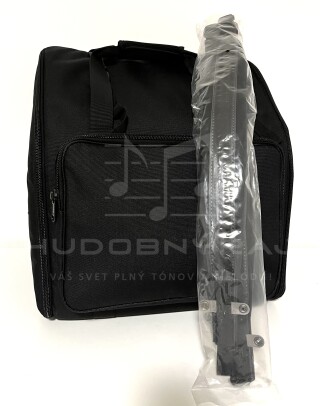 Nový akordeón Beltunica- chromaticky B Griff -72 BASOVÝ- červenej farby