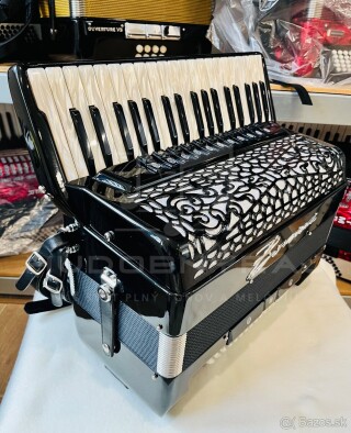 Predám profesionálny akordeón Borsini Wienna 374- 96 basový