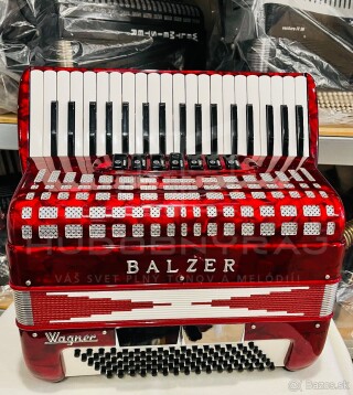 Predám krásny Taliansky akordeón Balzer Wagner 96 basový, top stav