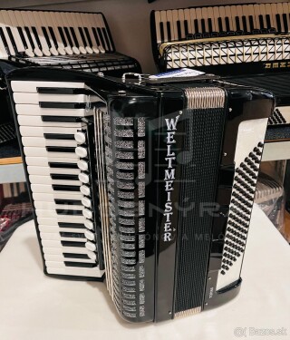 Predám akordeón Weltmeister TOPAS 96, používaný v zánovnom stave.