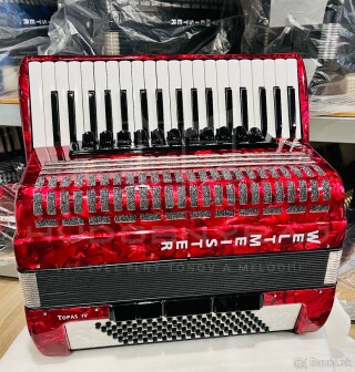 Predám špičkový akordeón Weltmeister Topas IV 96 basový- NAJNOVŠÍ MODEL!!!