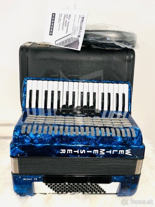 Predám akordeón Weltmeister Achat 72 basový- 2 roky záruka