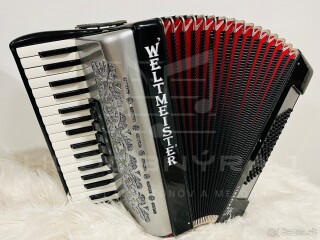 AKORDEÓN WELTMEISTER KRISTALL 72 BASOVÝ