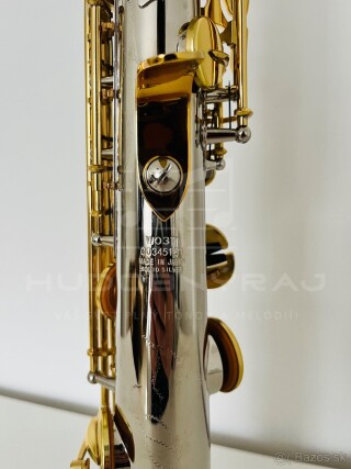 NOVÝ SOPRÁN SAXOFÓN- kópia k modelu YANAGISAWA- JAPAN- SOLID SILVER GOLD