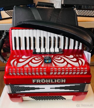 Predám akordeón Weltmeister-Fröhlich Handel 72 basový