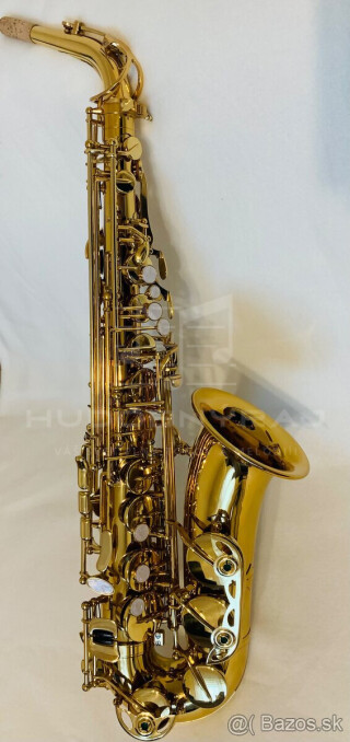 Nový Es- Alt saxofón - kópia k modelu Yamaha- pekný zvuk, ZLATOLAK