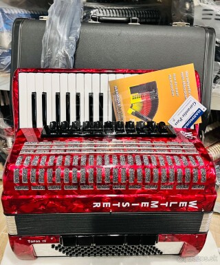 Predám špičkový akordeón Weltmeister Topas IV 96 basový- NAJNOVŠÍ MODEL!!!