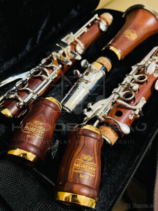Predám nový B- klarinet celodrevený pre náročnejších hráčov. MoreskyM 19- koncertná  trieda