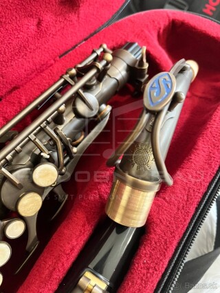 Nový ES alt saxofón kópia Selmer- nelakovaný-  Antigue