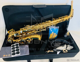 Nový Es- Alt saxofón - kópia k modelu Yamaha- pekný zvuk, ZLATOLAK