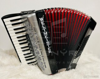 AKORDEÓN WELTMEISTER KRISTALL 72 BASOVÝ